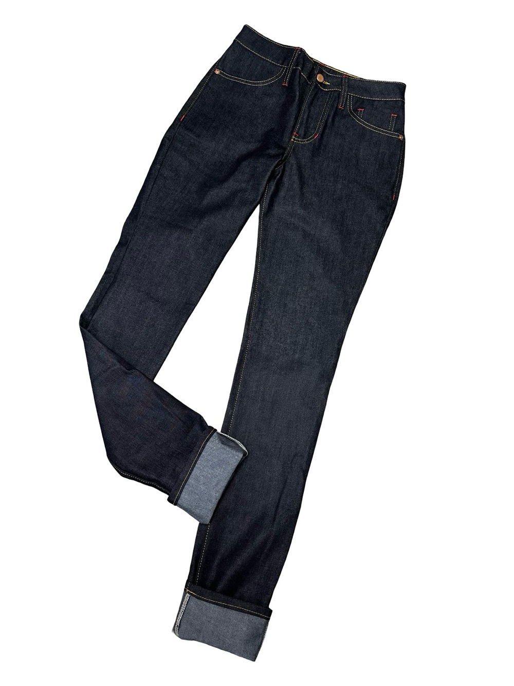 Detroit Denim Co Classic Raw Selvedge Stretch Jeans Made in USA Size 26 NWT